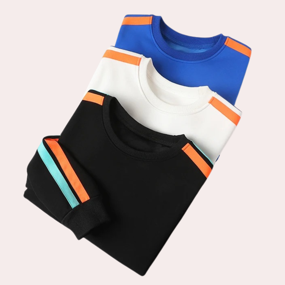 Alvaro - Modern en stijlvol sweatshirt voor heren, perfect voor de lente en zomer