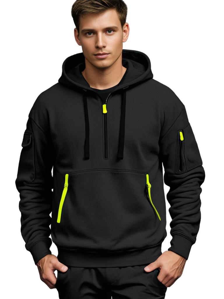 Heren hoodie met stijl en comfort