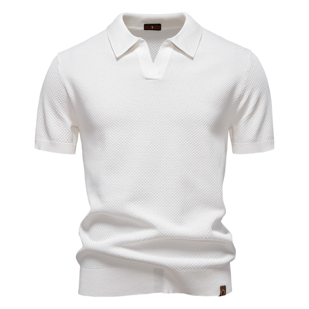 Gestructureerd Polo-Shirt