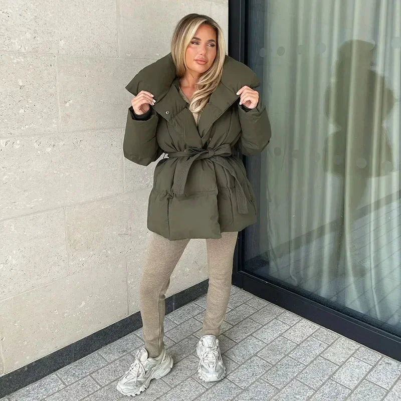Elegante Gewatteerde Jas