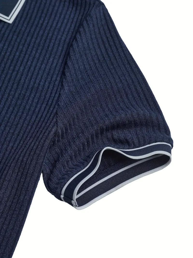 Mannen Polo Op Maat Gemaakte Structuur, Mediterraanse Flair