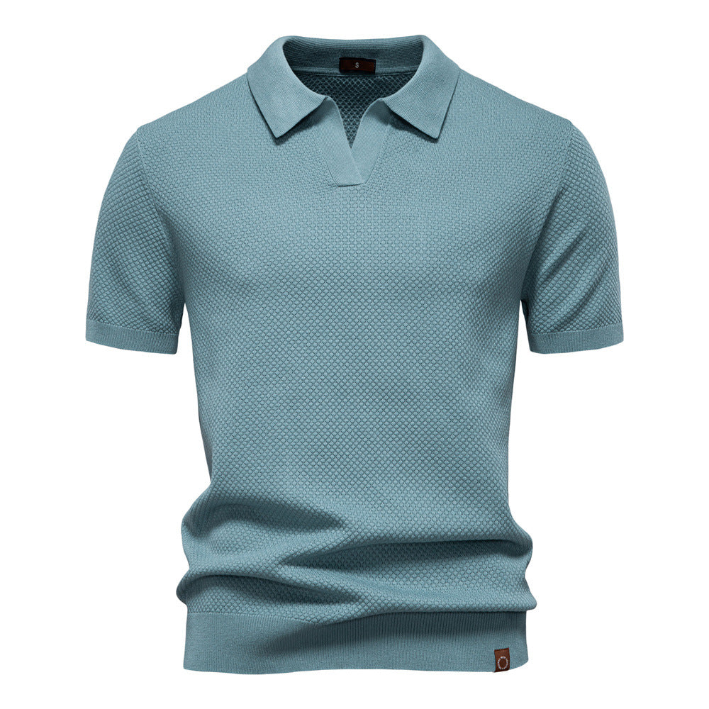 Gestructureerd Polo-Shirt