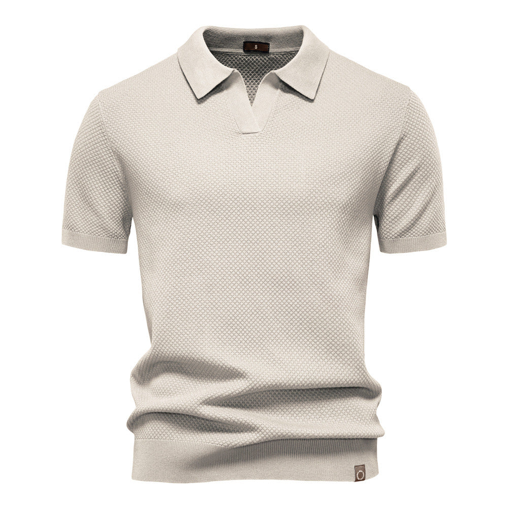 Gestructureerd Polo-Shirt