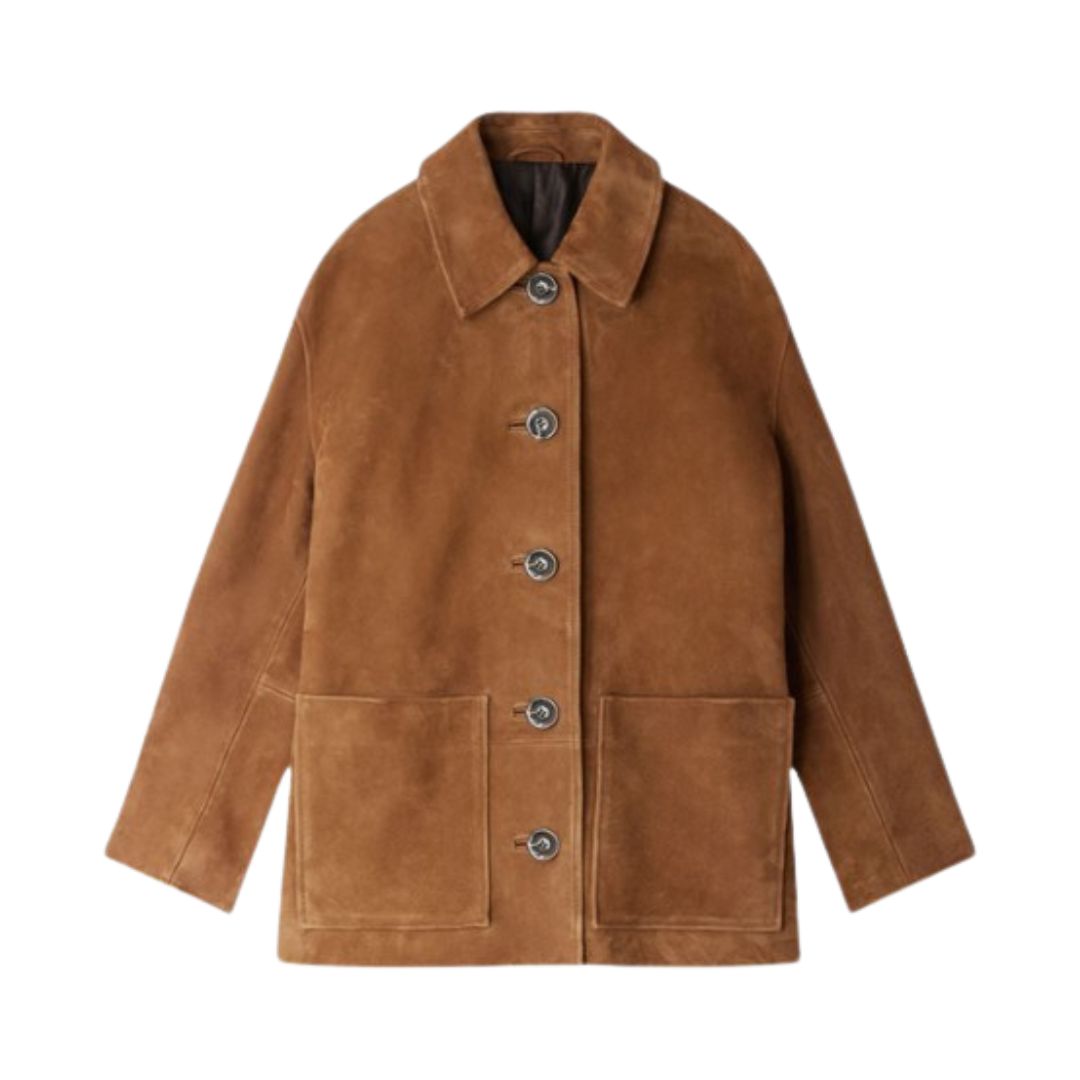 Suede Statement Coat