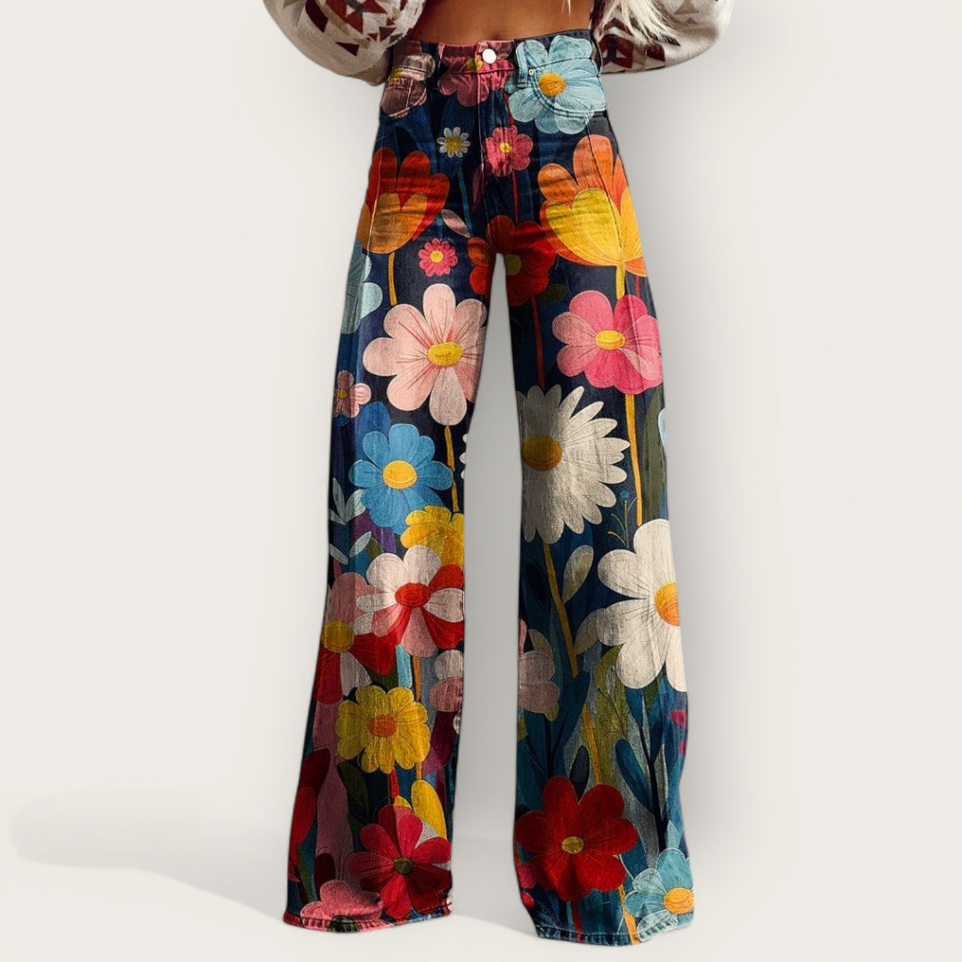 VINTAGE JEANS FLOWER