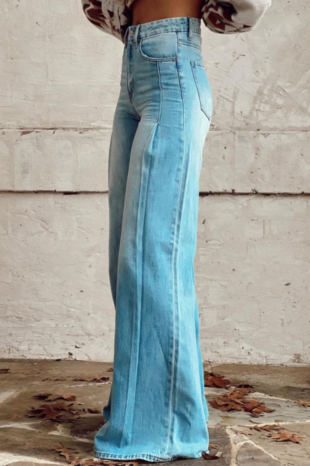 VINTAGE JEANS LICHTBLAUW